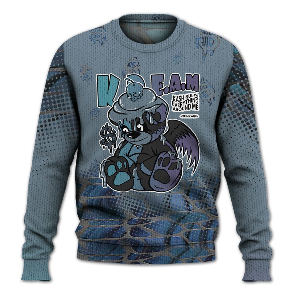 Knitted Sweater To Match Air Foamposite Kazuya Mishima - Loot Bear Unique Drip