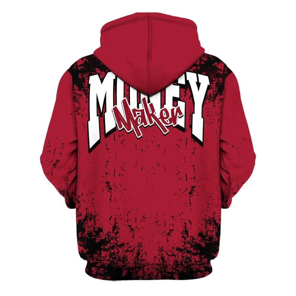 Hoodie To Match High OG Black Toe Reimagined 1s - Move In Silence Money Street Retro All Over Print