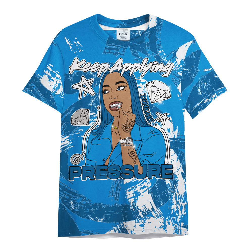 Shirt To Match Industrial Blue 4s - Pressures Unique Circle Paint Splash Graphic Shirt Unisex