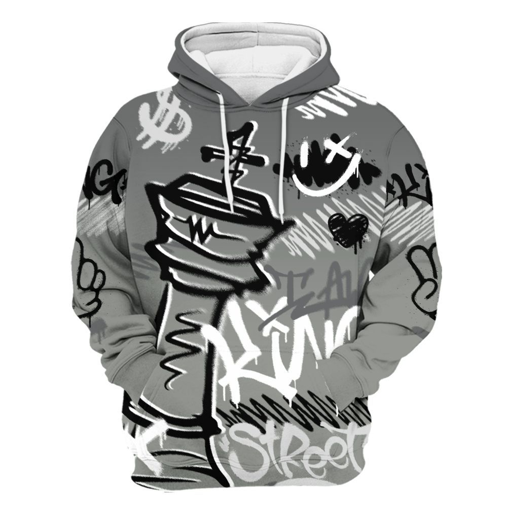 Hoodie To Match Paris Olympics 4s - Street King Chess Streetwear All Over Print