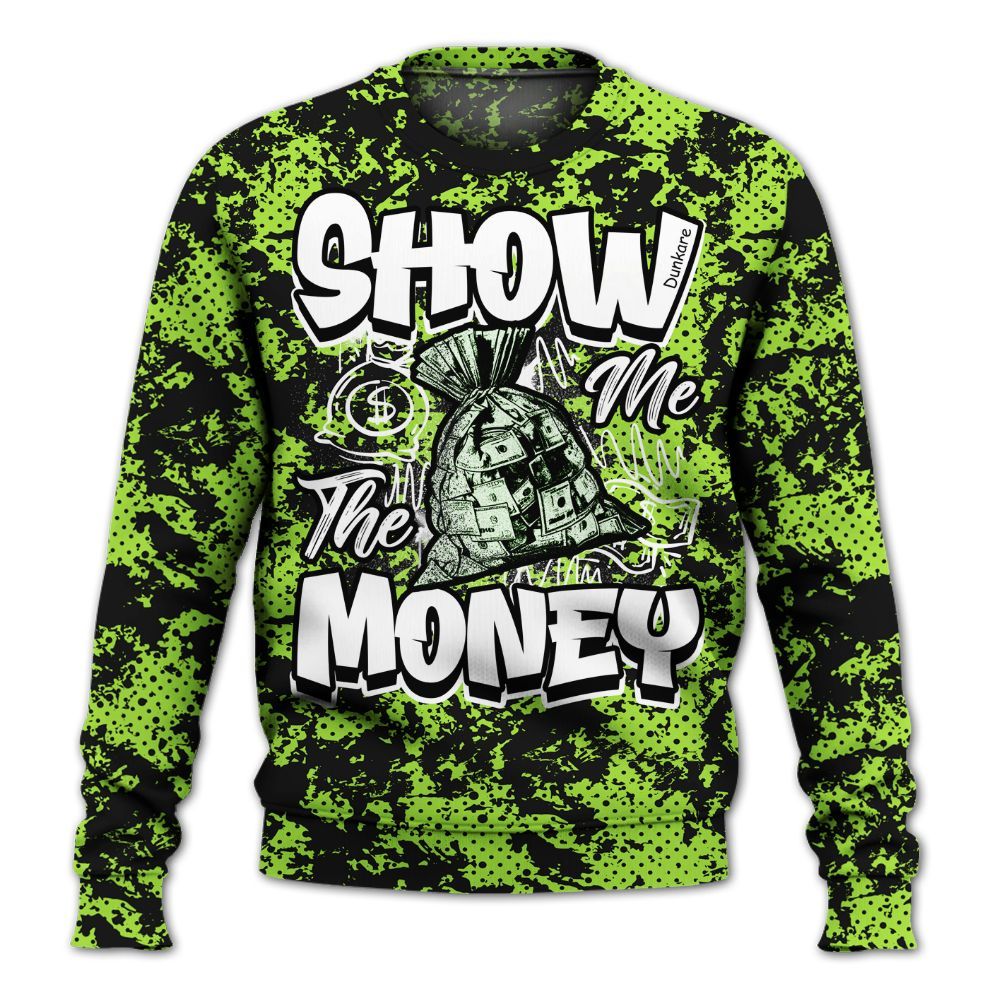 Sweatshirt To Match Kobe 6 SE Grinch - Show Me The Money Retro All Over Print