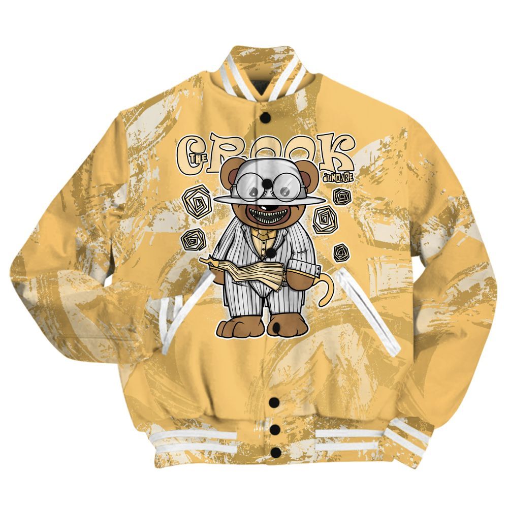 Varsity Jacket To Match Craft Paris 6s Shirt - Swindler Bear Circle Slpash All Over Print