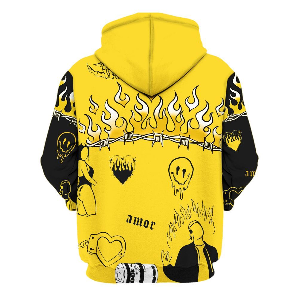 Hoodie To Match Retro Thunder 4s - Snake Trust No One All Over Print