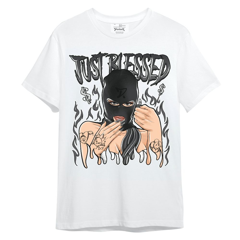 Shirt To Match White Thunder 4s - Blessed!! Unisex Shirt