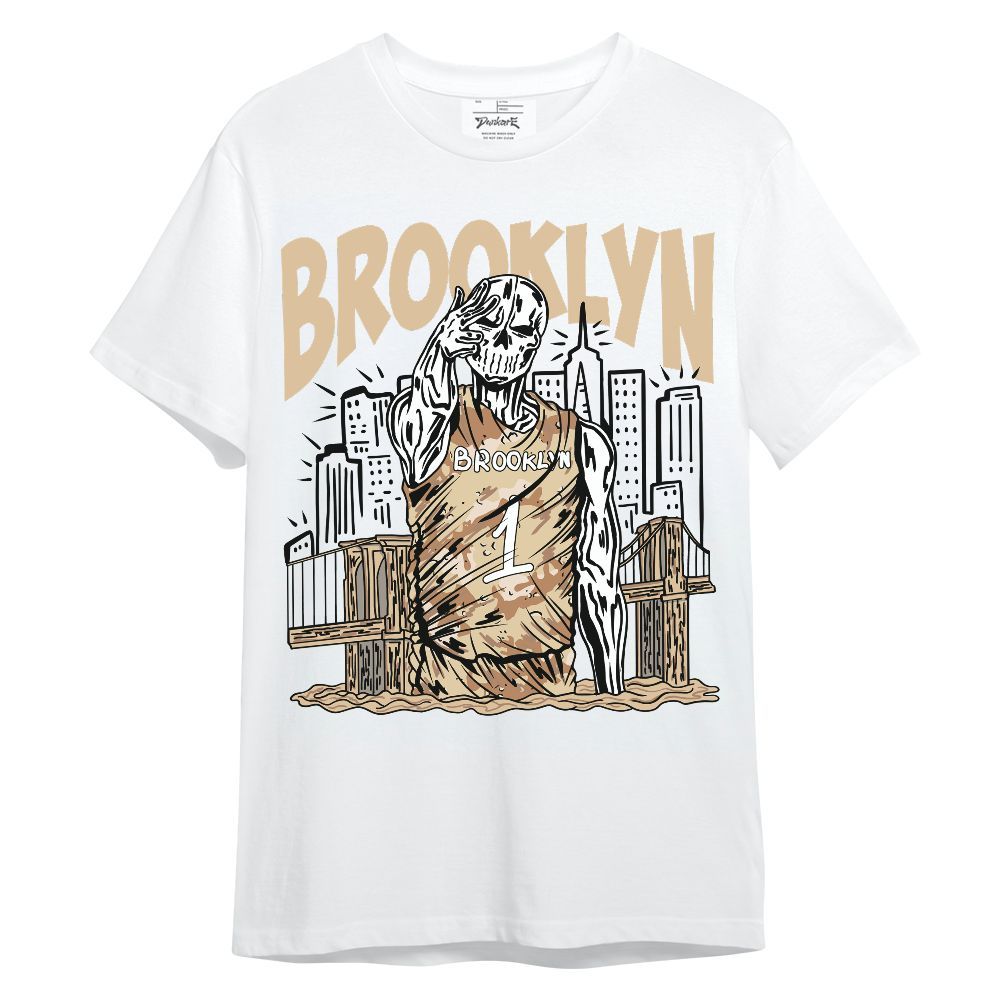 Shirt To Match Desert Camo 3s - Brooklyn's Skeleton Unisex Shirt