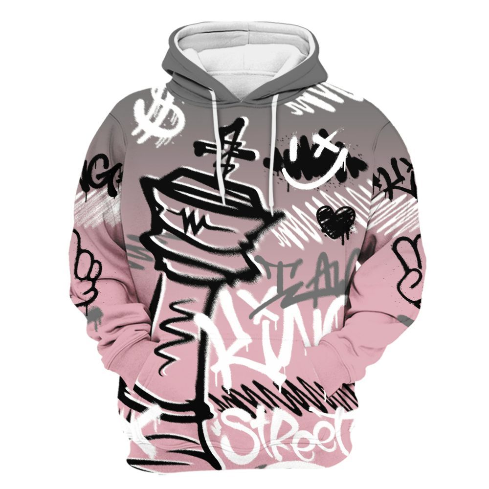 Hoodie To Match Air Max DN Pink Foam - Street King Chess Streetwear All Over Print