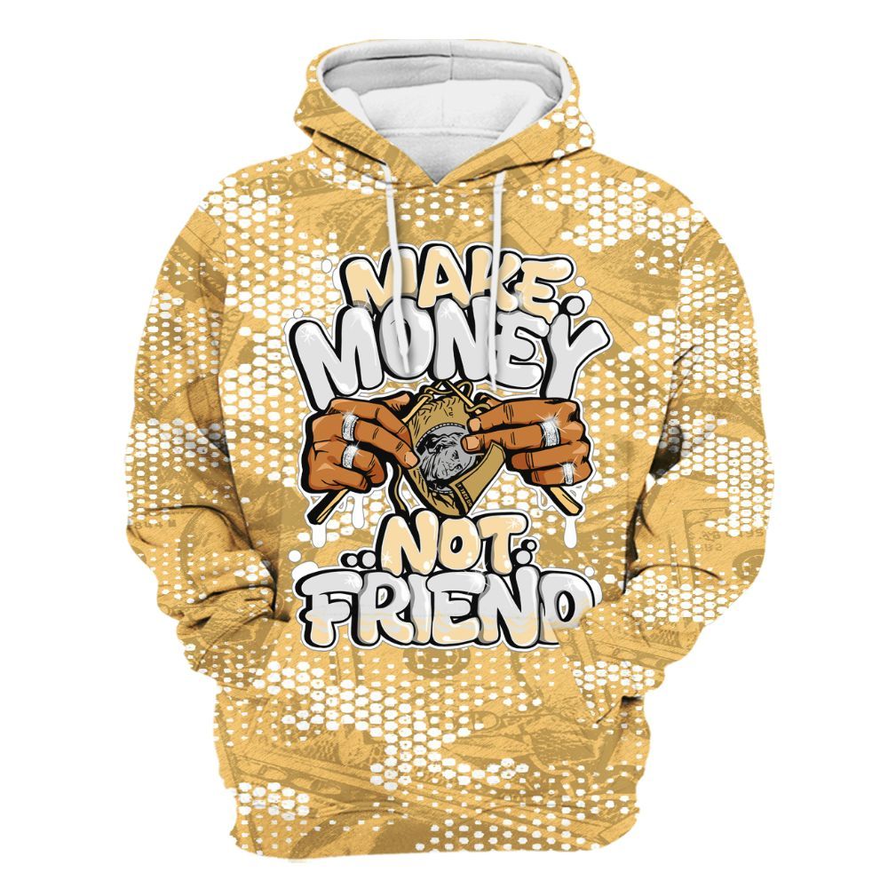 Hoodie To Match Craft Paris 6s - Make Moneys Not Friend Graphic Banknotes All Over Print