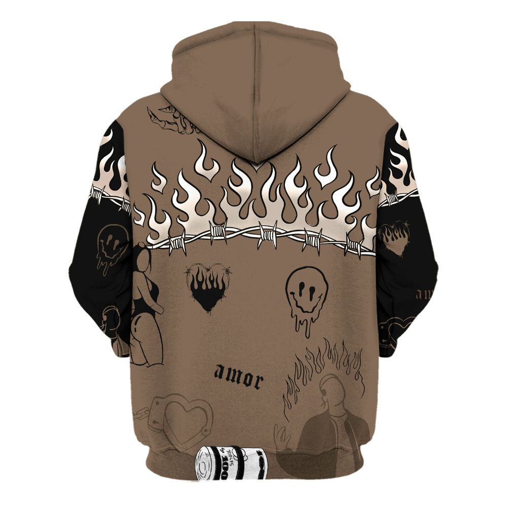 Hoodie To Match Dark Mocha Jack - Snake Trust No One All Over Print