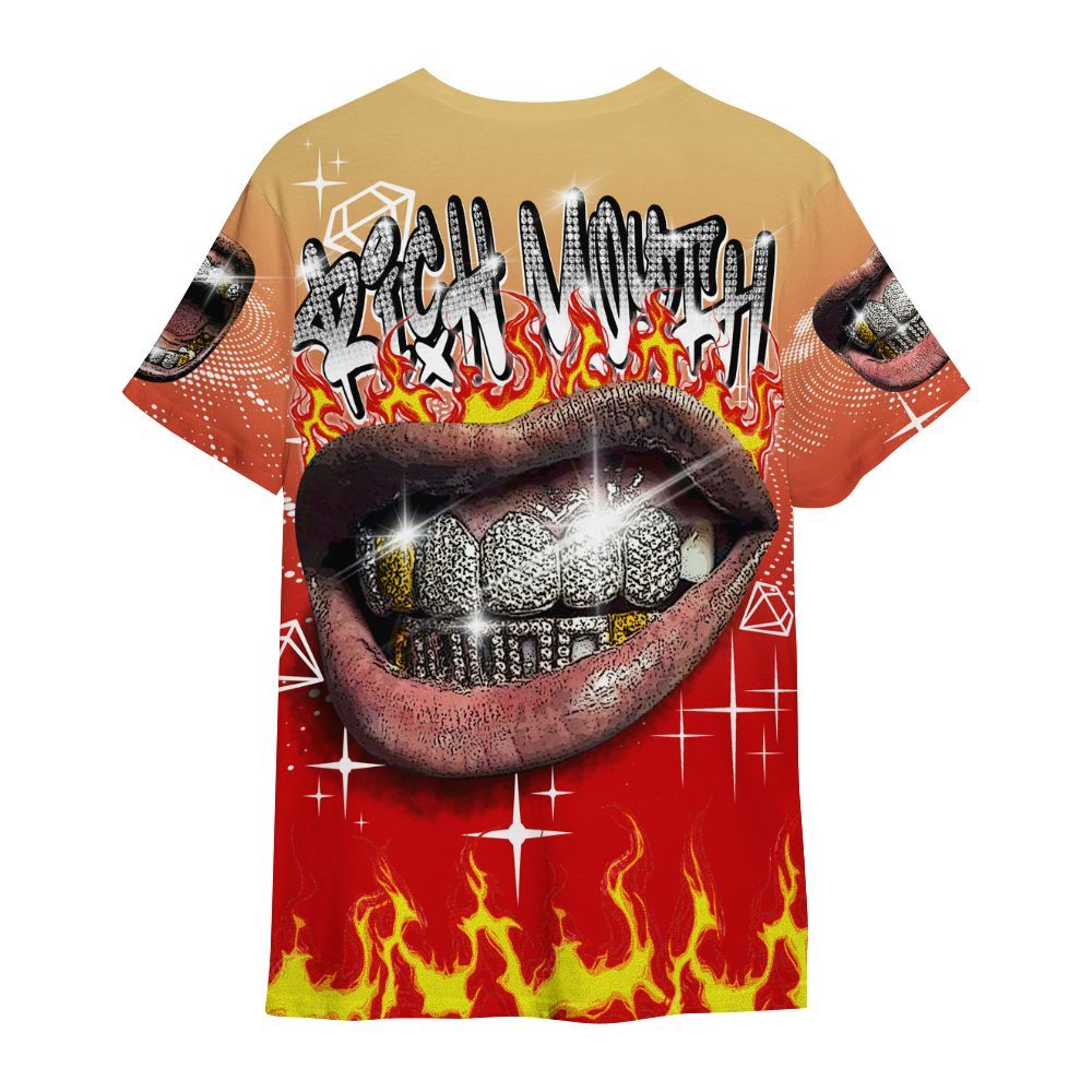 Shirt To Match Ja 2 Halloween - Rich Mouth Fire Rap Retro 90s All Over Print