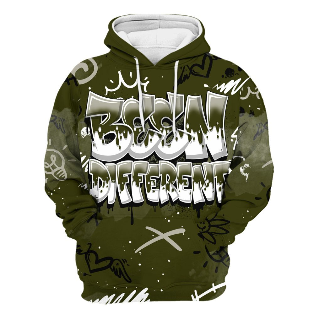 Hoodie To Match Dunk Low Pale Ivory Cargo Khaki - Drip Built Di2ferent All Over Print