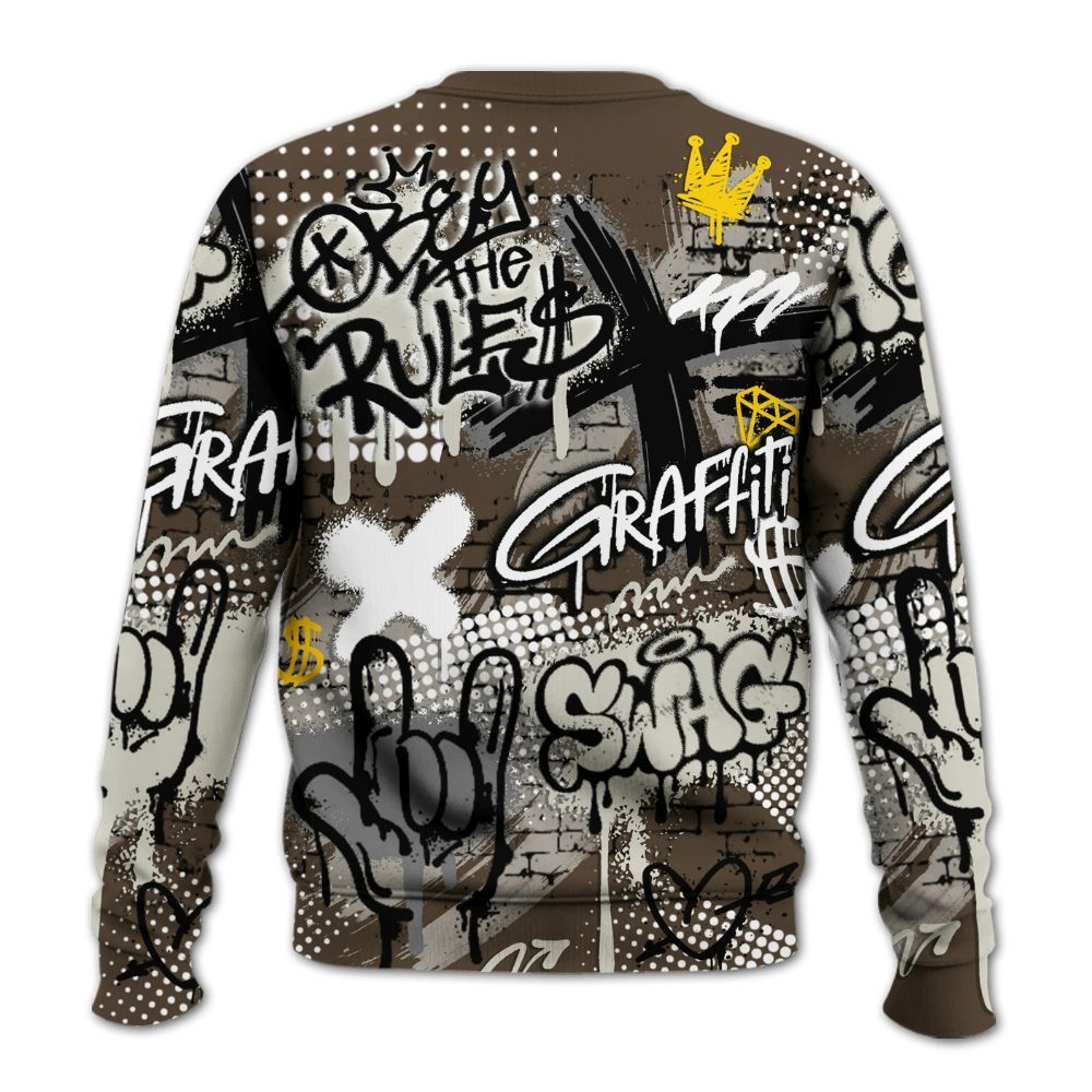 Sweatshirt To Match Palomino 1s - True It Real Graffiti Streetwear All Over Print