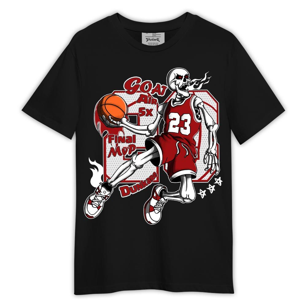 Shirt To Match Red Taxi 12s - 23 G.O.A.T Basketball Shirt Red Taxi 12s Outfit