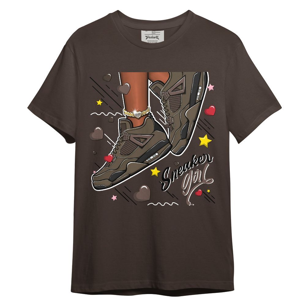 Shirt To Match AMM Dark Mocha 4s - SNEAKER Girl Heart Flying Graphic