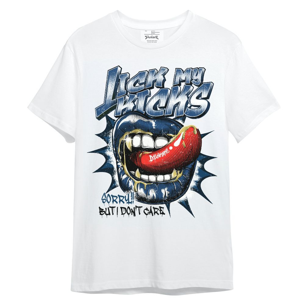 Shirt To Match High OG Midnight Navy 1s - Lick My Kicks Lips Unisex Shirt