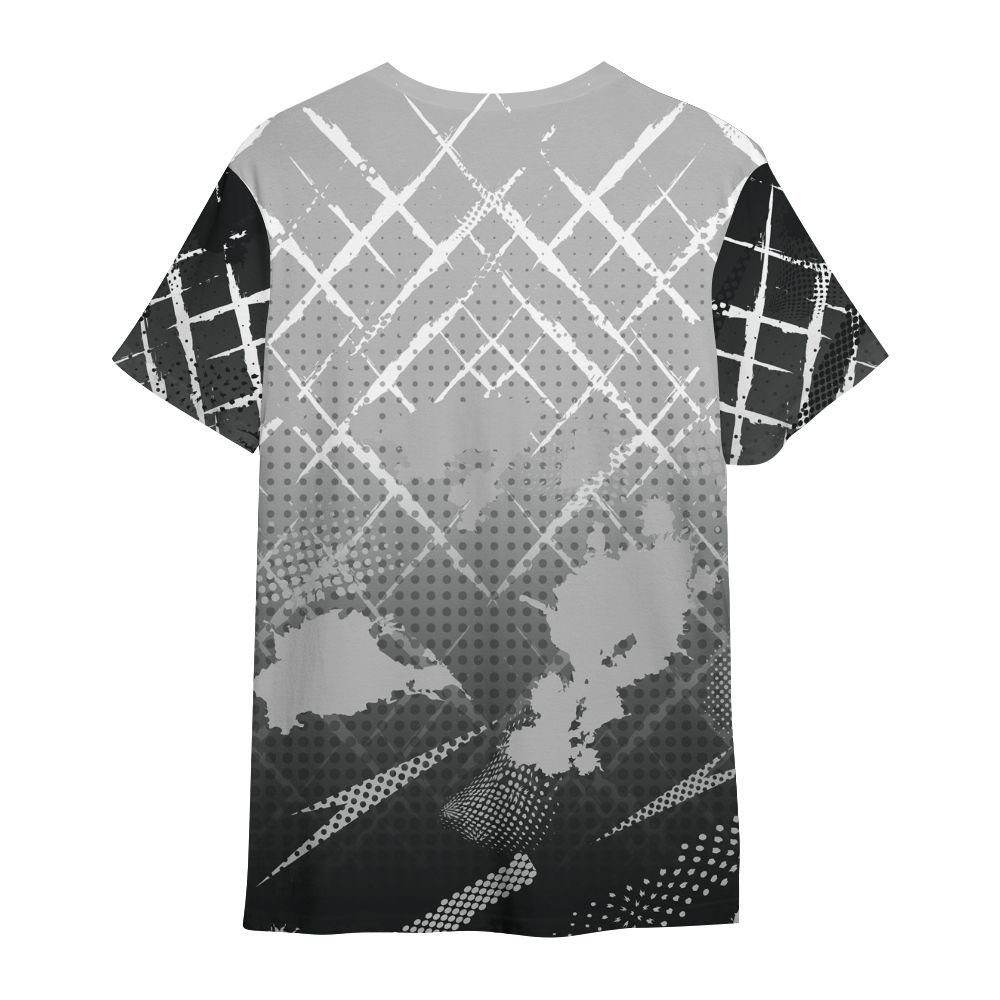 Shirt To Match Low 85 Metallic Black 1s - Halftone Stand Business Dripping All Over Print
