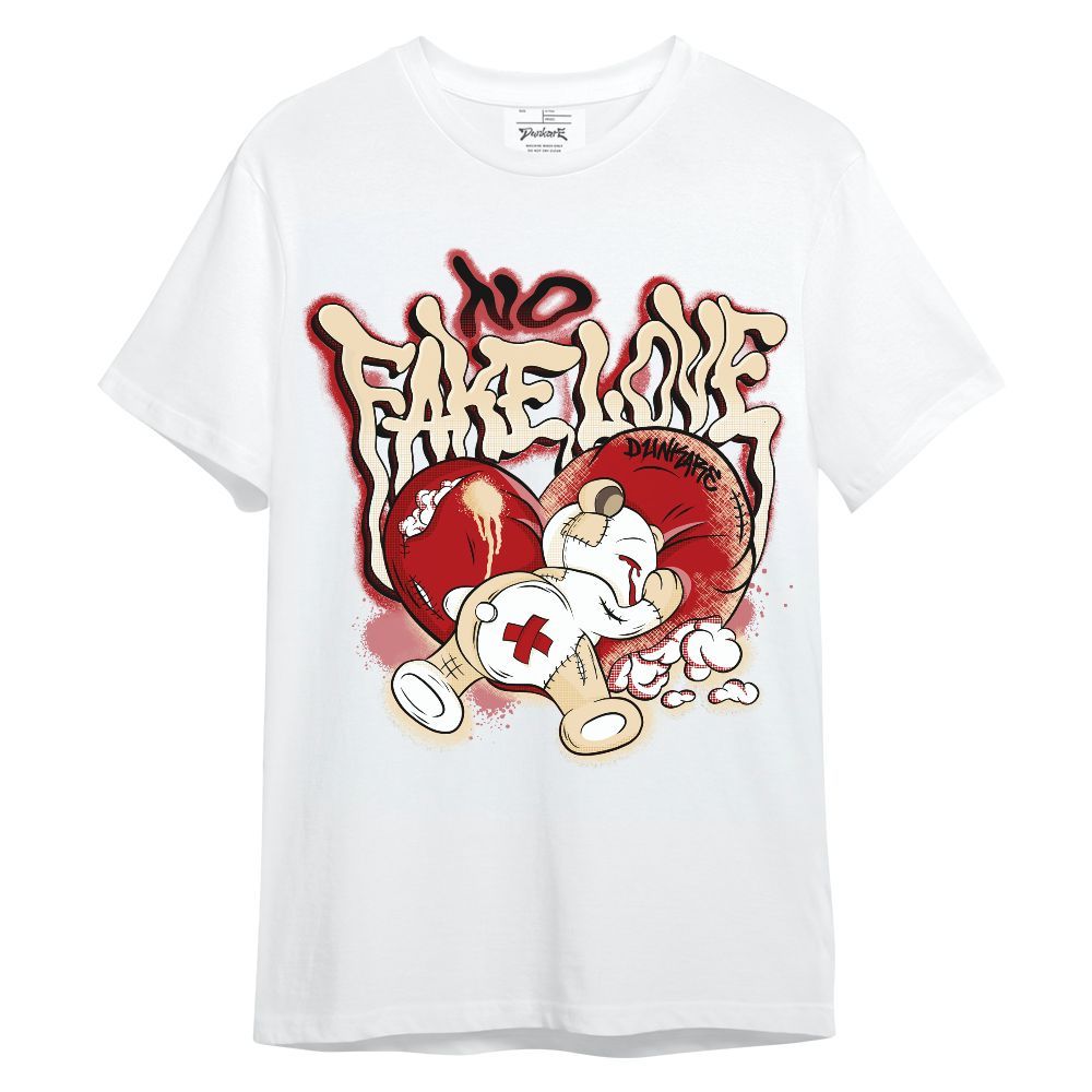 Shirt To Match Dunk Low Strawberry Waffle - No Fake Love Unisex Shirt