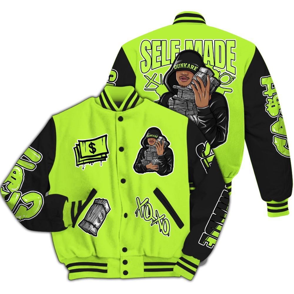 Varsity Jacket To Match Air Force 1 Low Dance Volt - Selfmade Unique All Over Print