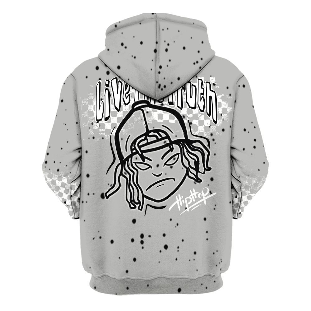 Hoodie To Match Retro White Oreo 4s - Feel Life Street Style All Over Print