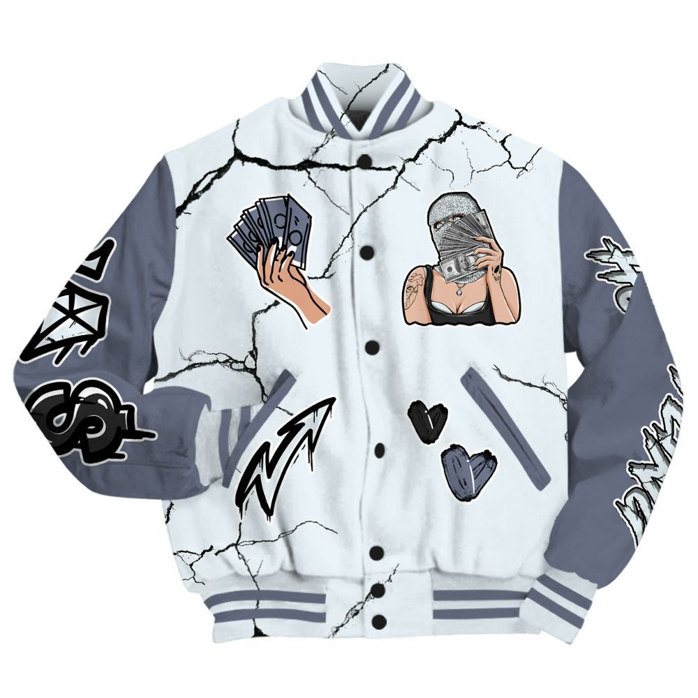 Varsity Jacket To Match Air Foamposite Jin Kazama - Hustling Unique All Over Print
