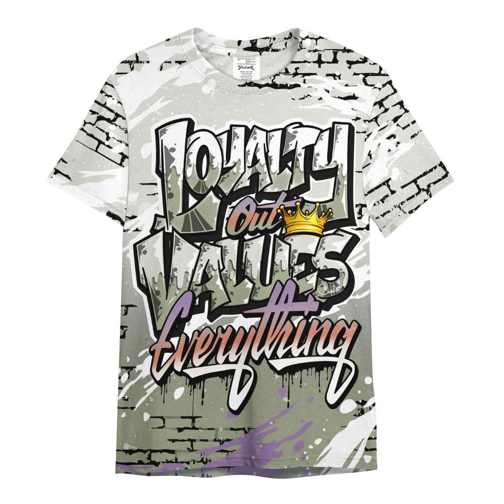 Shirt To Match Dunk Low Floral Swoosh 2025 - Values Of Loyalty Drip All Over Print
