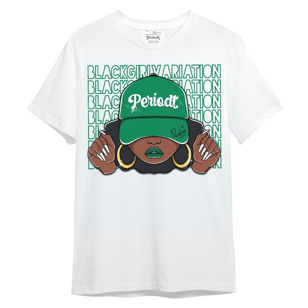 Shirt To Match Mid Lucky Green 1s - Black Girl Variation Unisex Shirt
