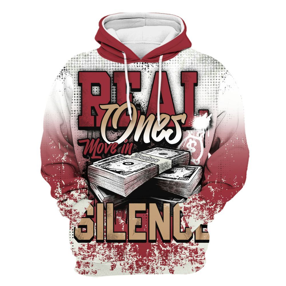 Hoodie To Match Chicago 2025 40s Shirt, Move In Silence Money Street Retro All Over Print