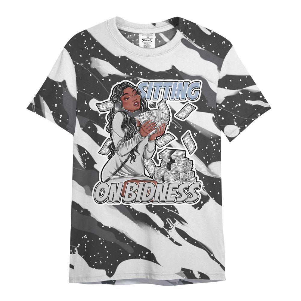 Shirt To Match Reverse Black White 6s - Bidness Colored All Over Print
