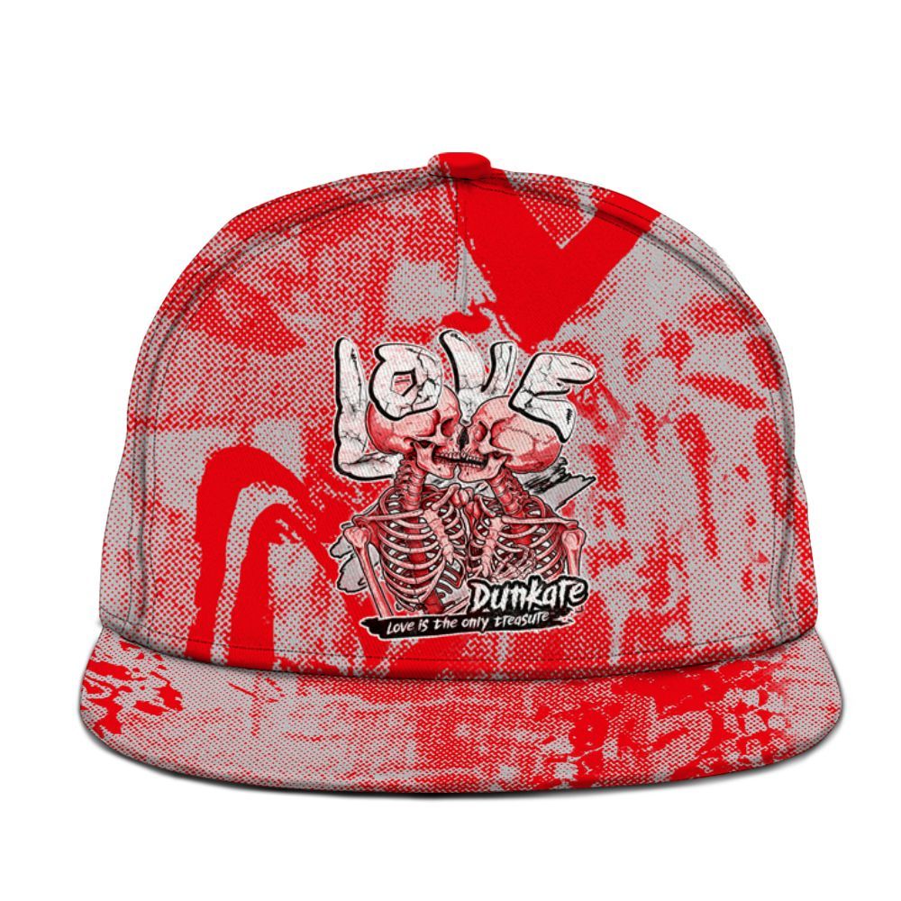 Snapback To Match Air Max 1 Low Poly - Skull Love Graphic