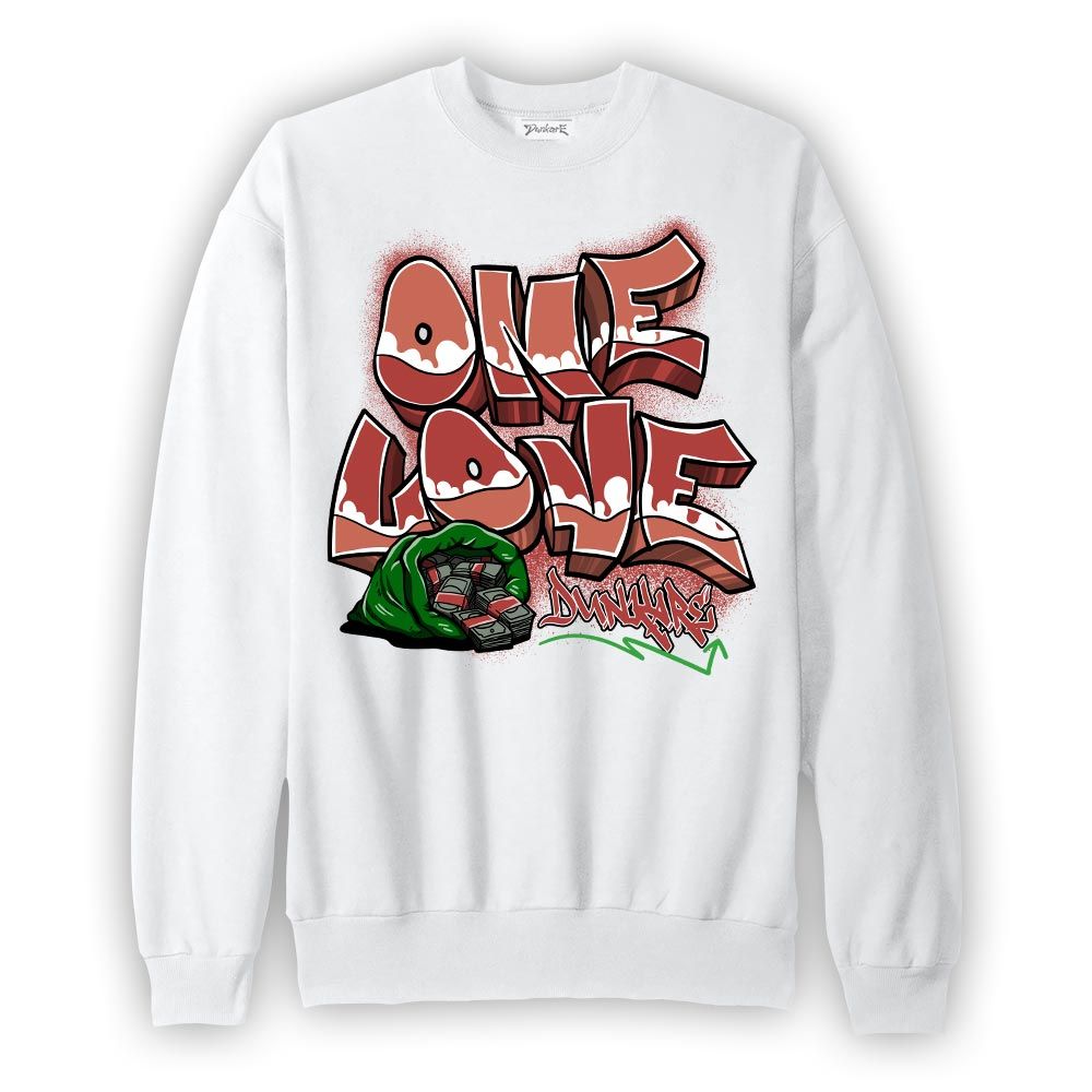 Sweatshirt To match Dune Red 13s Sweatshirt - One Love Graphic 0205 NMP