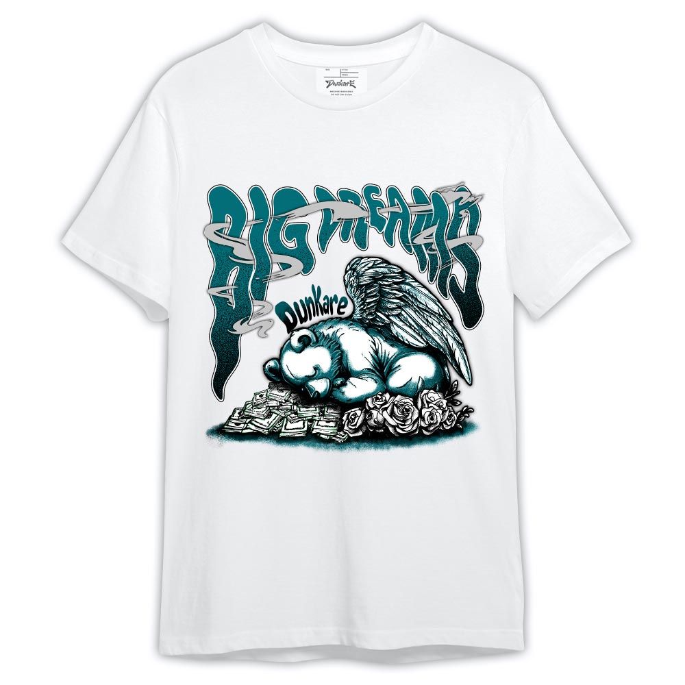 Shirt To Match Oxidized Green 4s - Bear Big Dream Shirt Outfit Oxidized Green 4s 1305 HDT