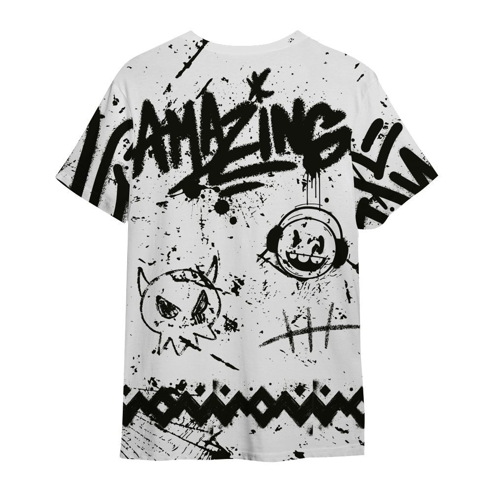 Shirt To Match Baroque Brown 12s - Friday Sneaker Crayon All Over Print