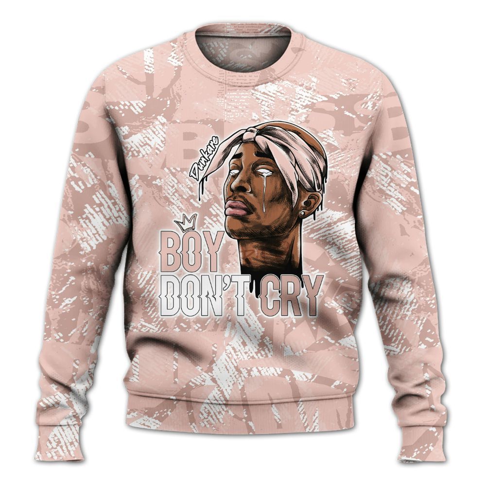 Sweatshirt To Match Low Legend Pink 11s - Boiz Ain't Cry Unique Abstract All Over Print