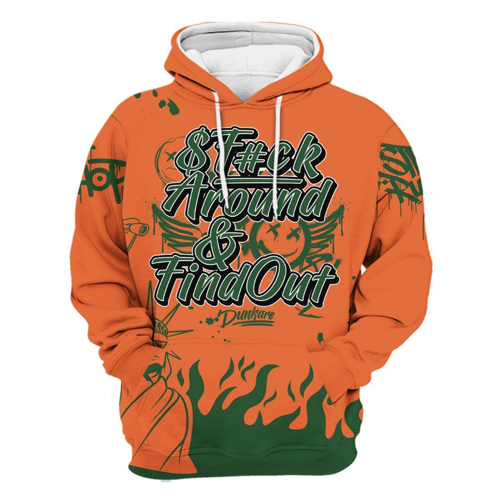 Hoodie To Match Low Miami 5s - Graphic Fck Around Find Out All Over Print
