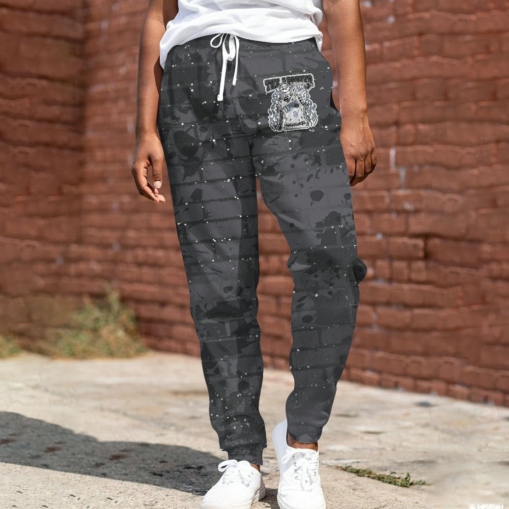 Sweatpant To Match Reverse Oreo 6s - Allen Answer Skeleton Brick All Over Print