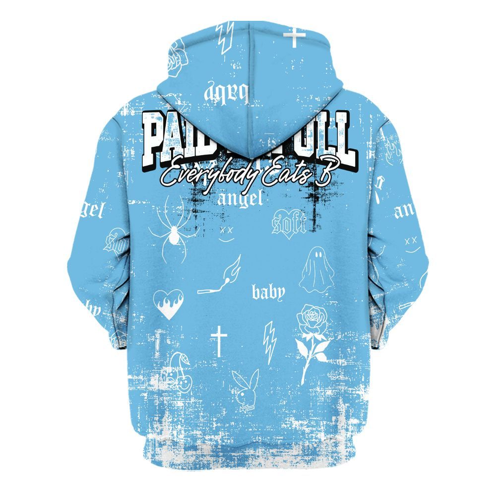 Hoodie To Match Melo 12s - Paid In Full Money All Over Print