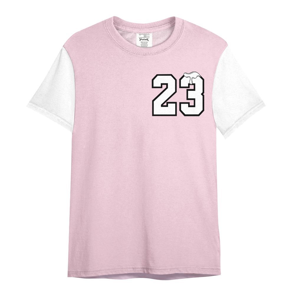Shirt To Match Orchid 4s Varsity Jacket, Custom Name Number 23 Drip All Over Print