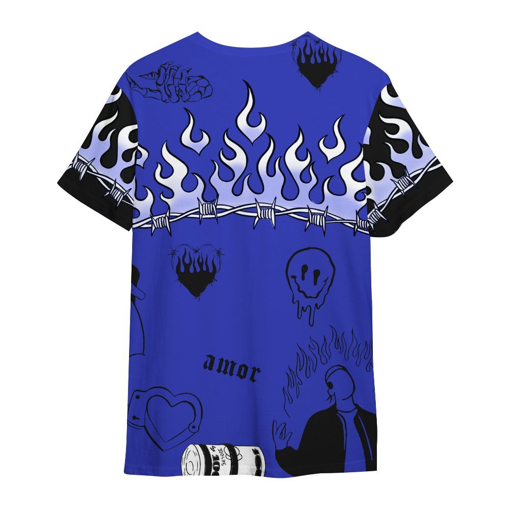 Shirt To Match Retro Black Concord 12s - Snake Trust No One All Over Print