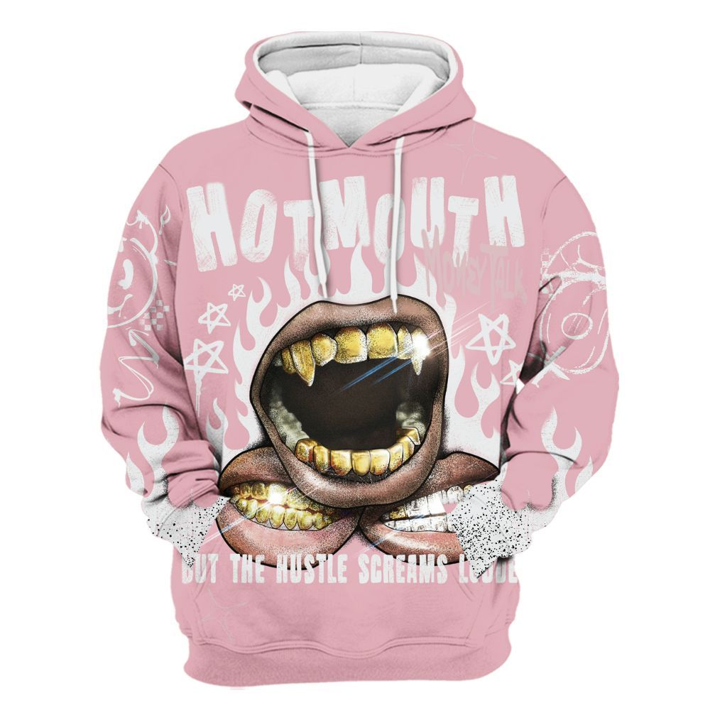 Hoodie To Match Air Max DN Pink Foam - Mouth Burning Street Style All Over Print