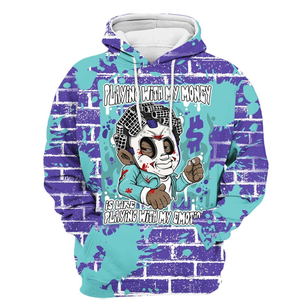 Hoodie To Match Low Hornets 1s - Playing With My Money Graphic Halloween All Over Print