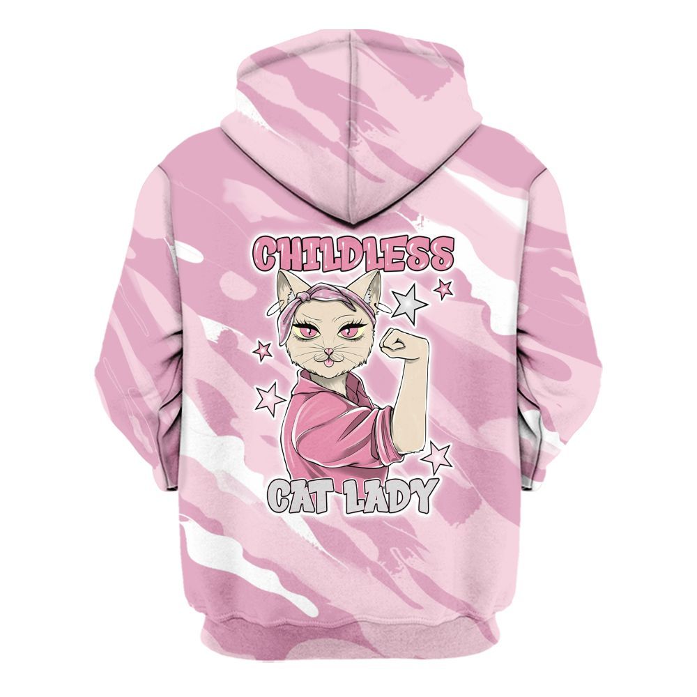 Hoodie To Match Orchid 4s - Childless Kat Lady All Over Print