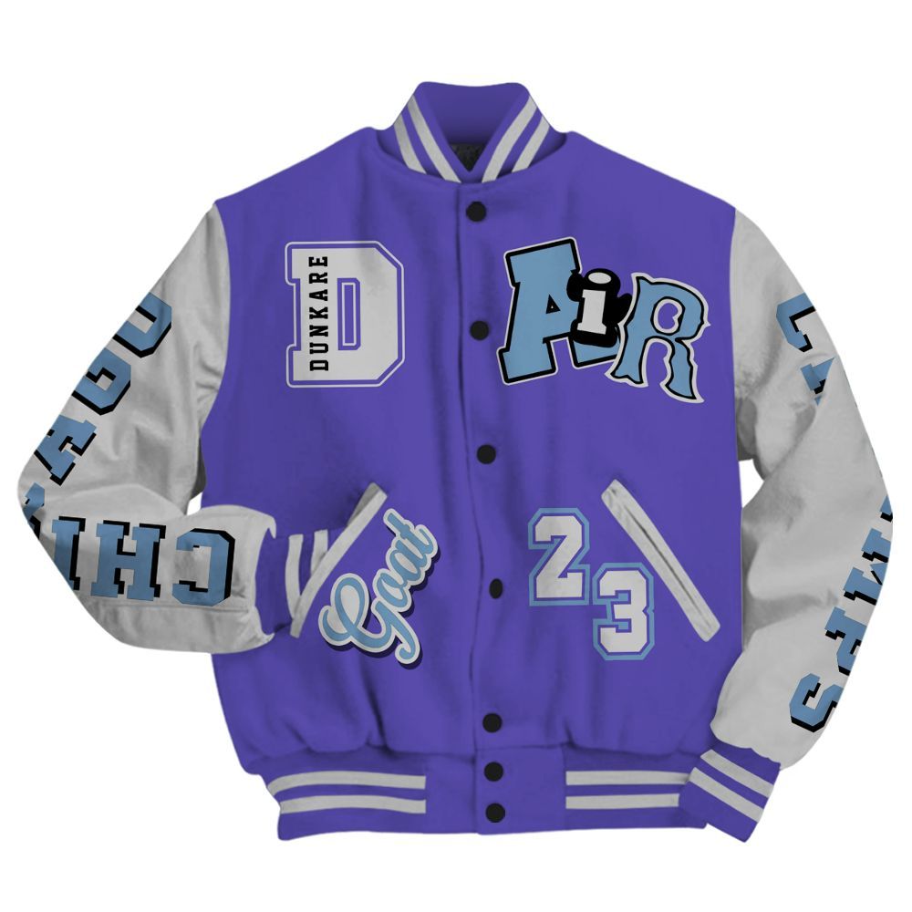 Varsity Jacket To Match Retro Concord 5s - AIR Number 23 GOAT All Over Print
