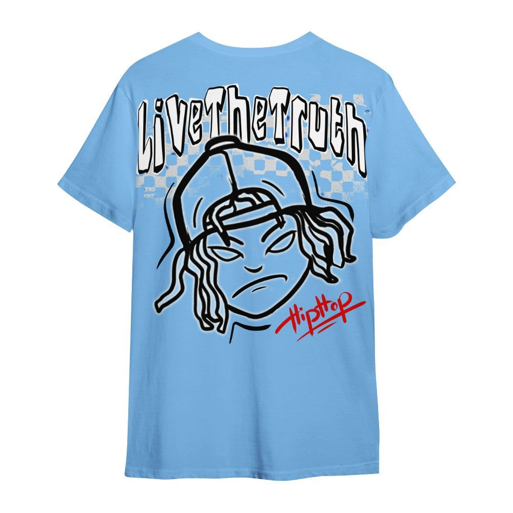 Shirt To Match University Blue 5s - Feel Life Street Style All Over Print