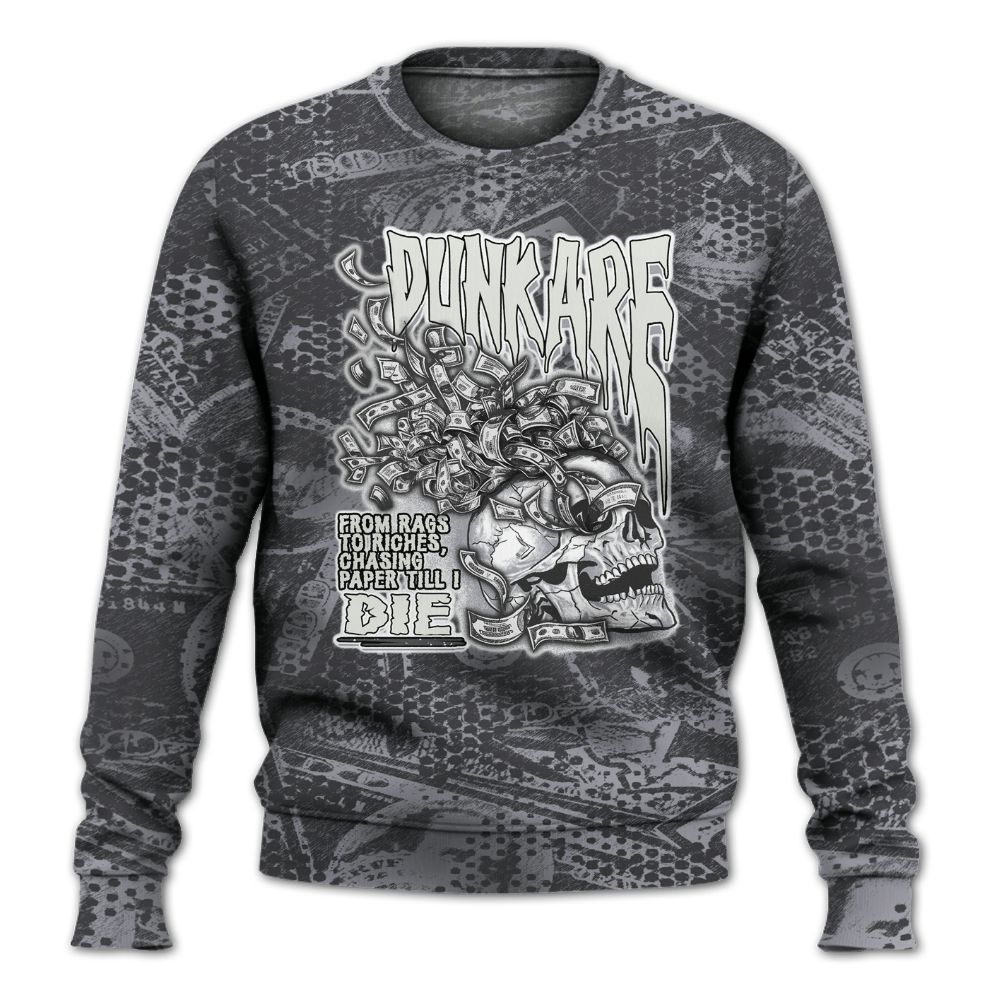 Sweatshirt To Match Fear 4s - From Rags To Riches All Over Print