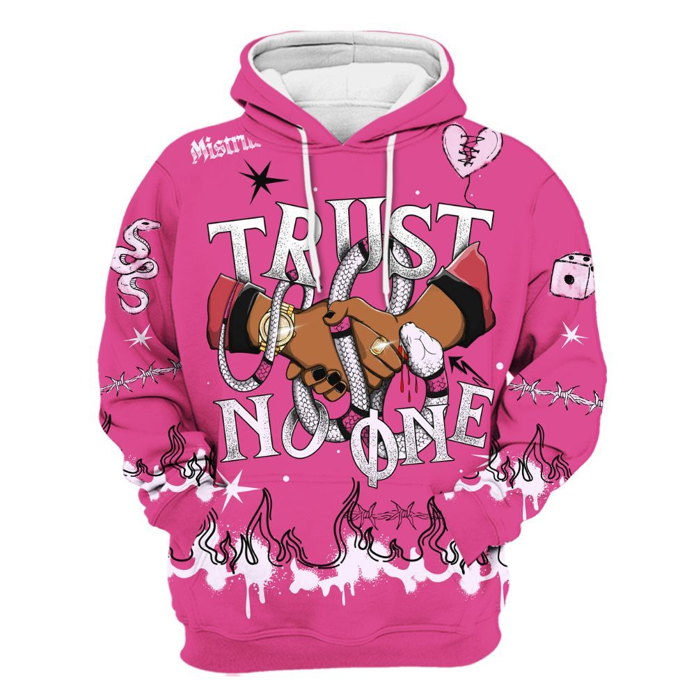 Hoodie To Match KD 4 Aunt Pearl - Trust No One Snake-Bite Doodle Crayon All Over Print