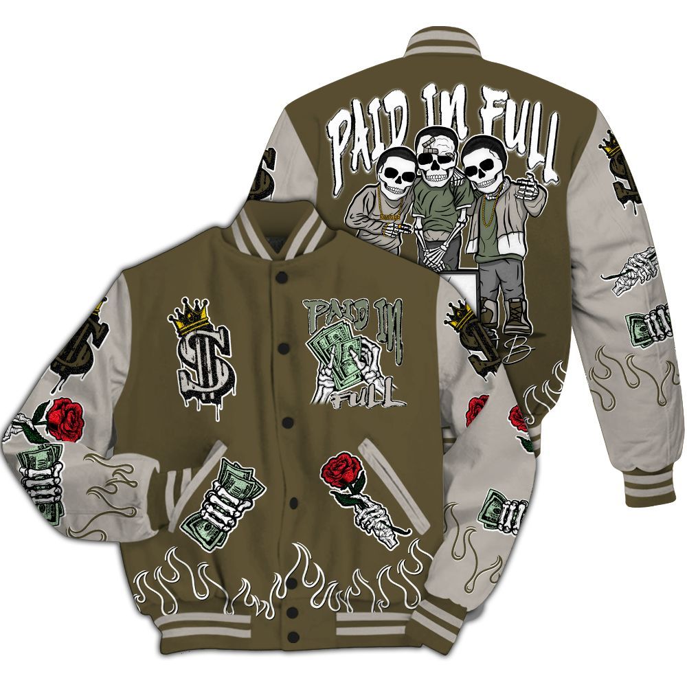 Varsity Jacket To Match Dunk Low Year Of The Snake - Everybody Paid In All Over Print