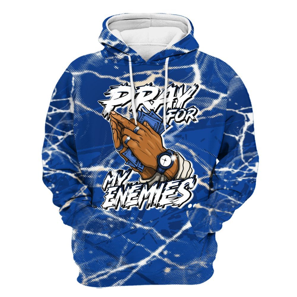 Hoodie To Match Low Game Royal 1s - Prayed For Enemies Graphic All Over Print