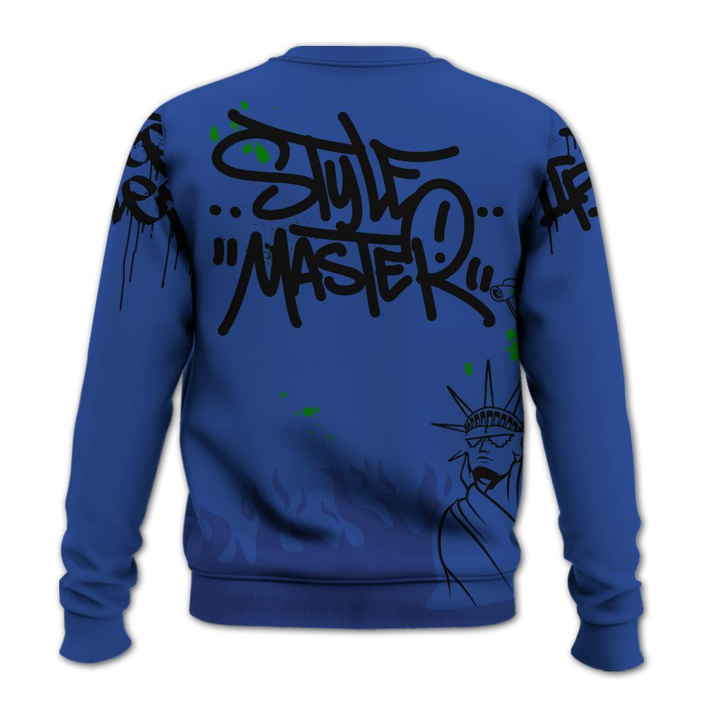 Sweatshirt To Match Retro Hyper Royal 13s - Graphic Fck Around Find Out All Over Print
