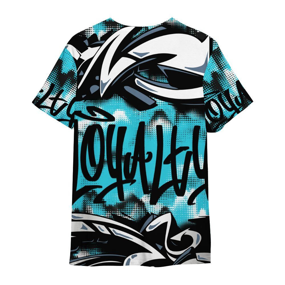 Shirt To Match Retro Gamma Blue 11s - Loyalty Out Value Graffiti All Over Print