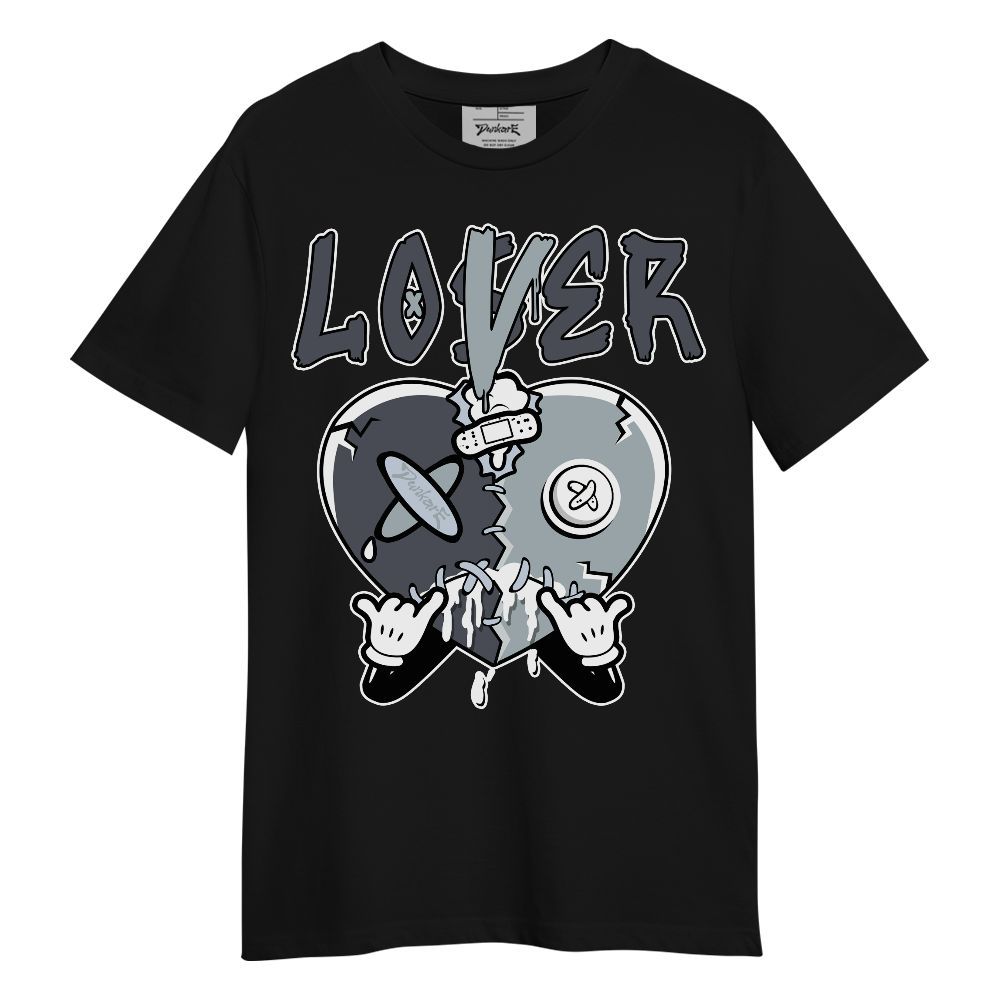 Shirt To Match Retro Wolf Grey 5s - Loser Lover Drip Heart Graphic