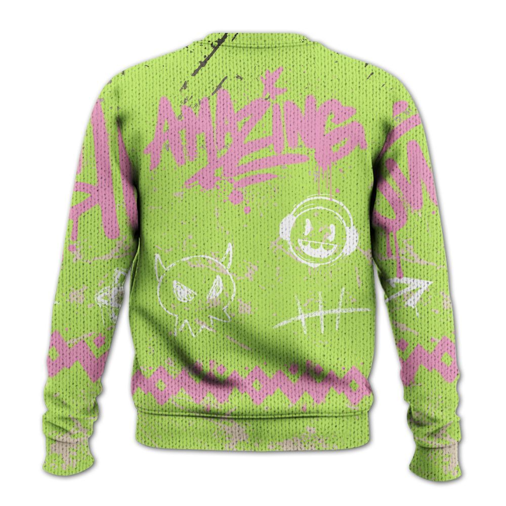 Sweater To Match Jack Black Night Silver - Friday Sneaker Crayon Graphic